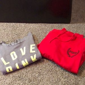 Love Pink Sweatshirt & Hoodie